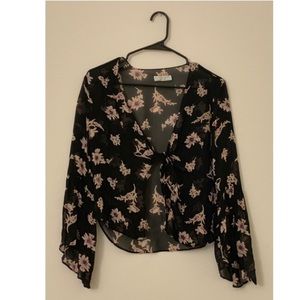 FLYNN SKYE “Knot Your Business” Cherry Blossom Top